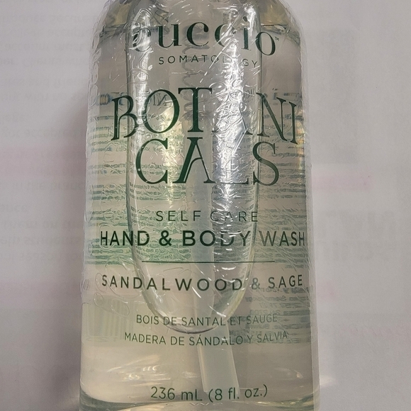 CUCCIO SOMATOLOGY Botanicals Hand and Body Wash Sandalwood & Sage 8oz Pump - Picture 2 of 4